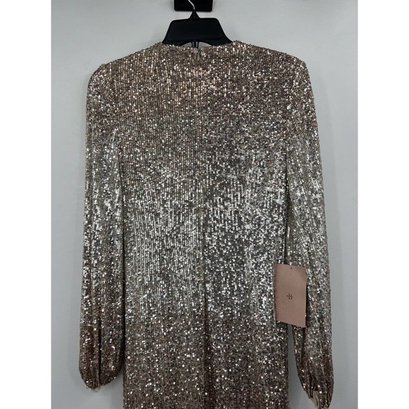 BHLDN Cary Dress Size 2 Ombre Sequin Mini Dress New - Picture 5 of 7